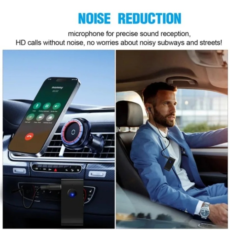 Audio Without Music - Bluetooth 5.0 Ses Alıcısı ve Kablolu
