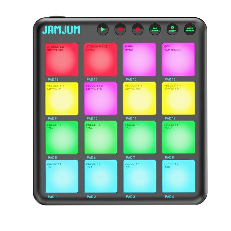 Midi Controller Pad - 【SEYAHAT İÇİN GEREKLİ】JAMJUM MIDI Kontrol Cihazı