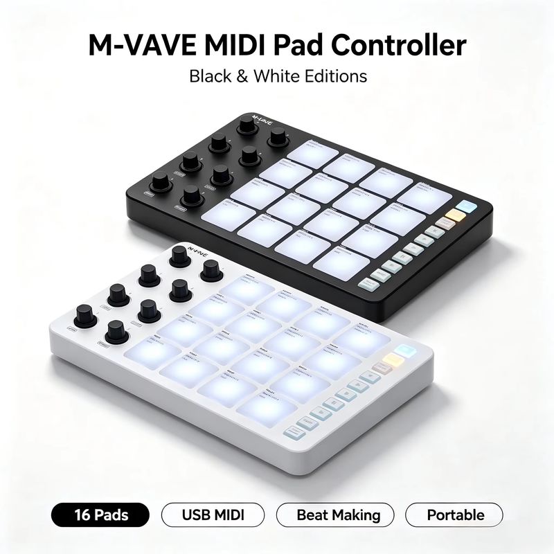 M-Vave Smc-Pad, profesyonel se - Midi Controller Pad incelemesi ve fiyatı