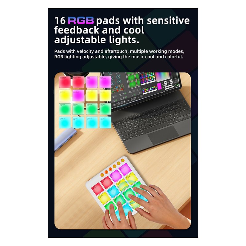 NEWABKG MIDI Pad Kontrol Cihaz - Midi Controller Pad incelemesi ve fiyatı